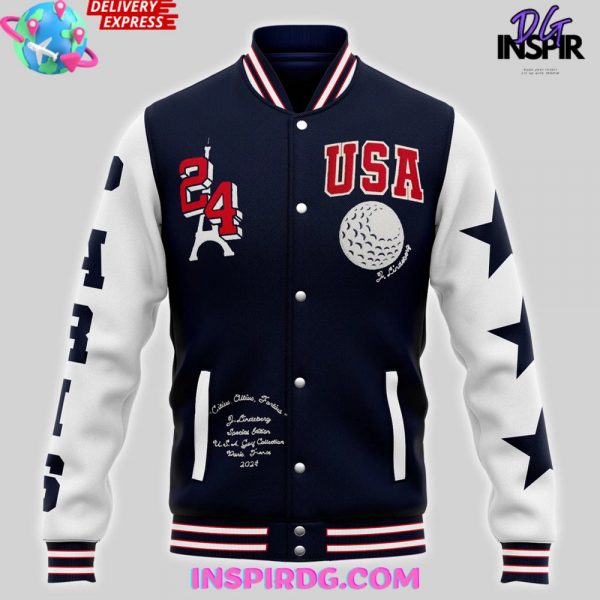 Kathryn Newton The Golf Queen Olympic Baseball Jacket