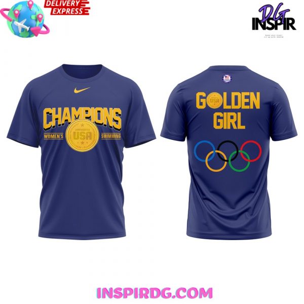 Katie Ledecky USA Swimmer Olympic Paris 2024 T-Shirt