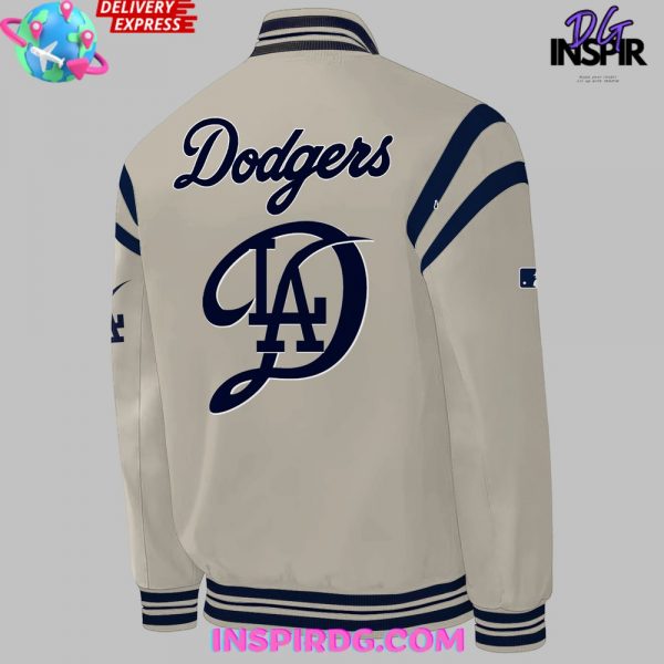 Los Angeles Dodgers Nike Cream 2024 Baseball Jacket