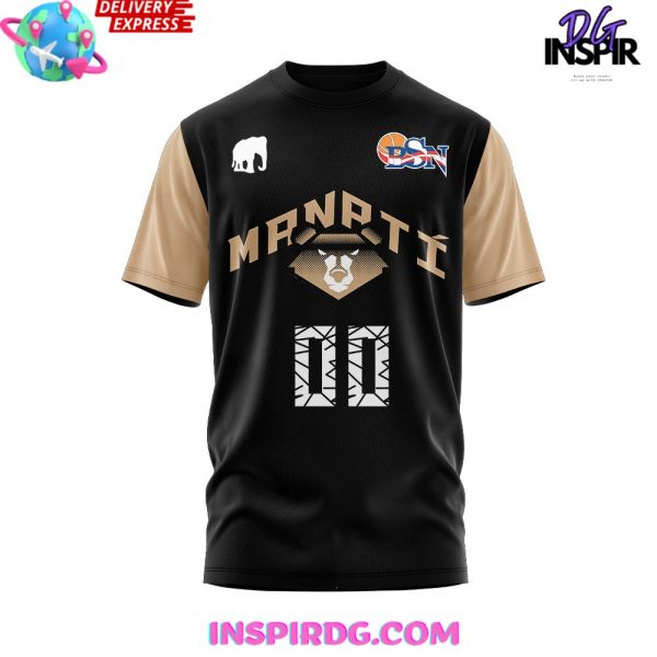 Los Osos de Manatí 2024 Black T-Shirt