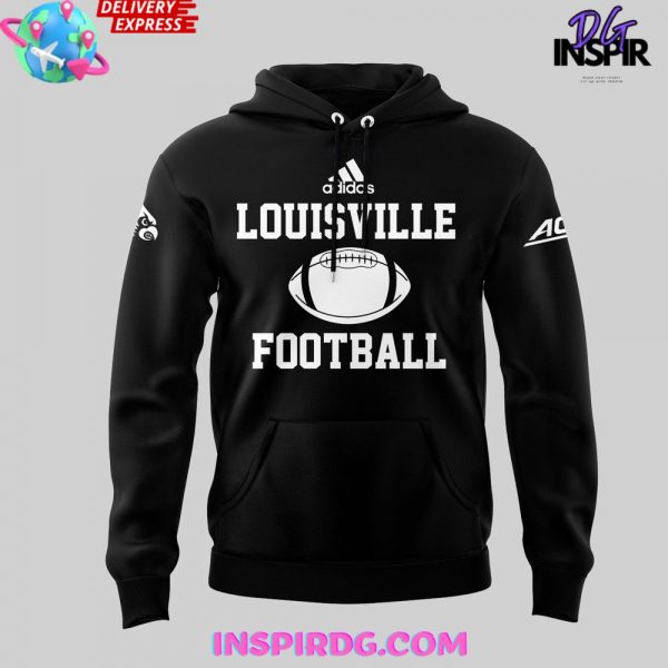 Louisville Cardinals Football 2024 Black Hoodie