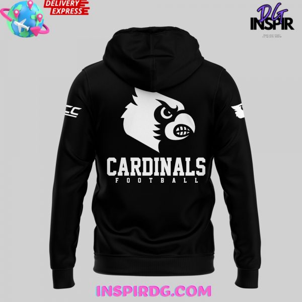 Louisville Cardinals Football 2024 Black Hoodie