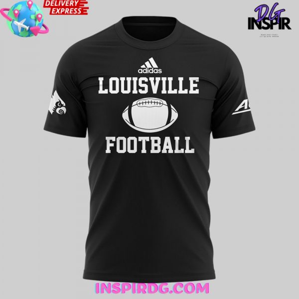 Louisville Cardinals Football 2024 Black T-Shirt