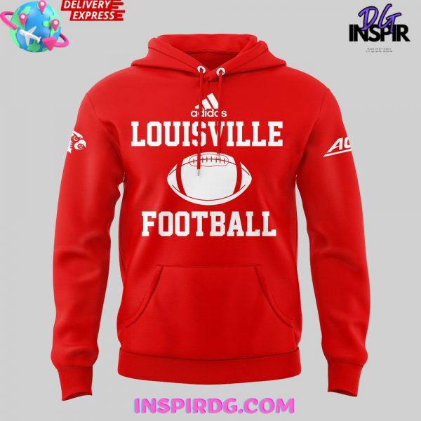 Louisville Cardinals Football 2024 Red Hoodie