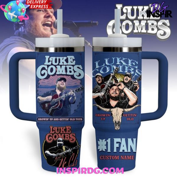 Luke Combs Growin Up And Gettin Old Tour Stanley Tumbler Cup - Inspirdg