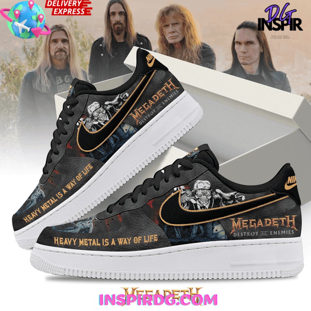 Megadeth Destroy All Enemies Limited Edition Air Force 1 InspirDG