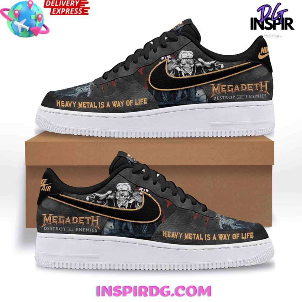 Megadeth Destroy All Enemies Limited Edition Air Force 1 InspirDG