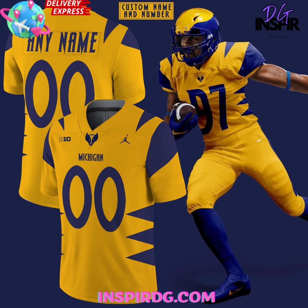 Michigan football jersey custom online