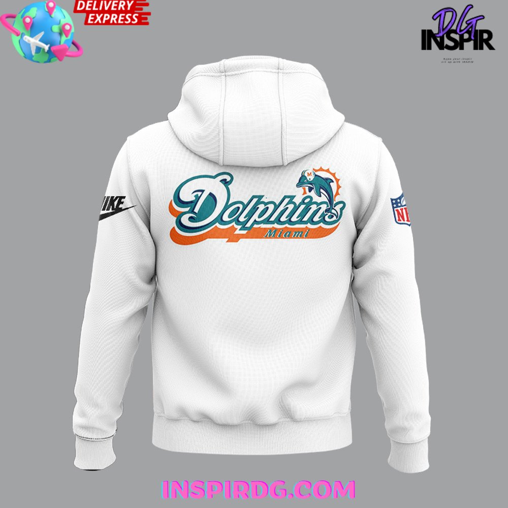 Rare 2XL 100% Nike 2016 Miami Dolphins Salute shops To Service ON FIELD Hoodie XXL 2x