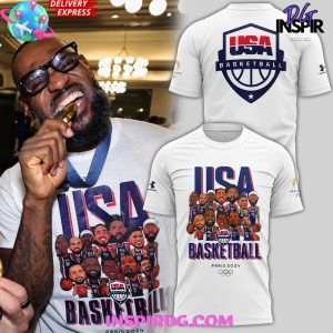 Paris 2024 USA Basketball Special Edition TShirt