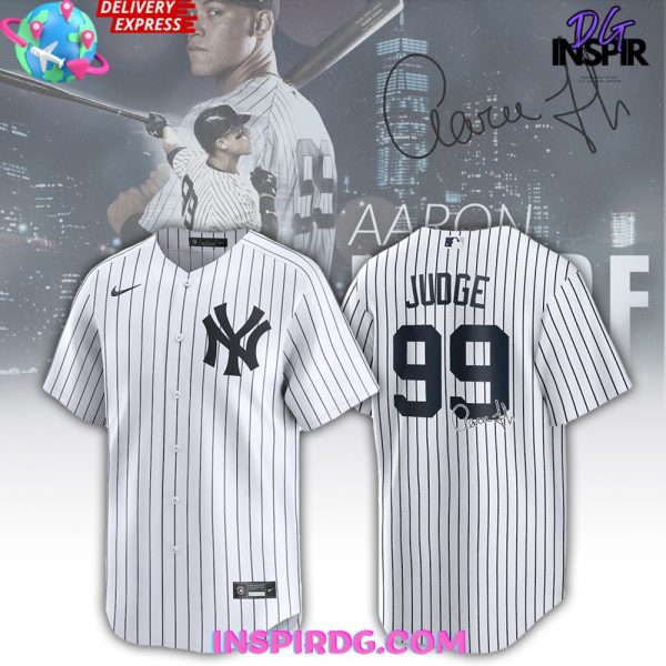 New York Yankees Aaron Judge Signature Baseball Jersey
