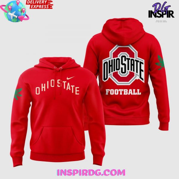 Ohio State Buckeye Football 2024 Red Hoodie