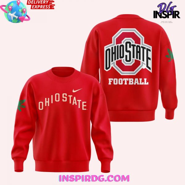 Ohio State Buckeye Football 2024 Red Sweatshirt