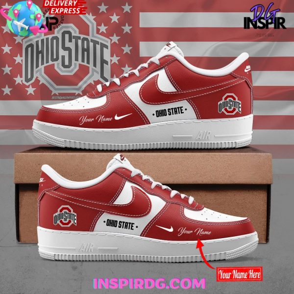 Ohio State Buckeyes 2024 Custom Nike Air Force 1