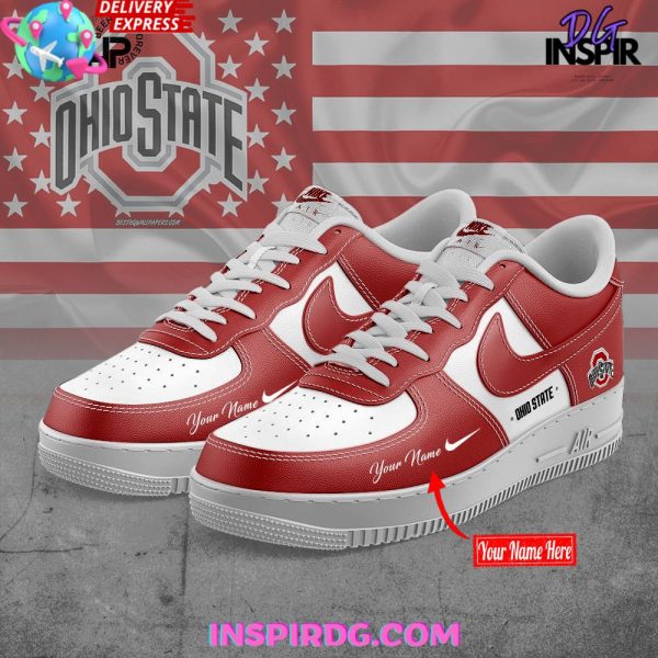 Ohio State Buckeyes 2024 Custom Nike Air Force 1