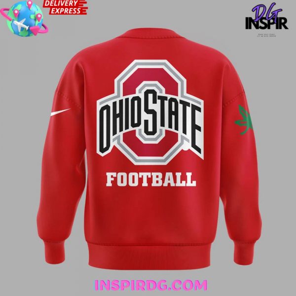 Ohio State Football Follow Jesus 2024 Red Sweatshirt