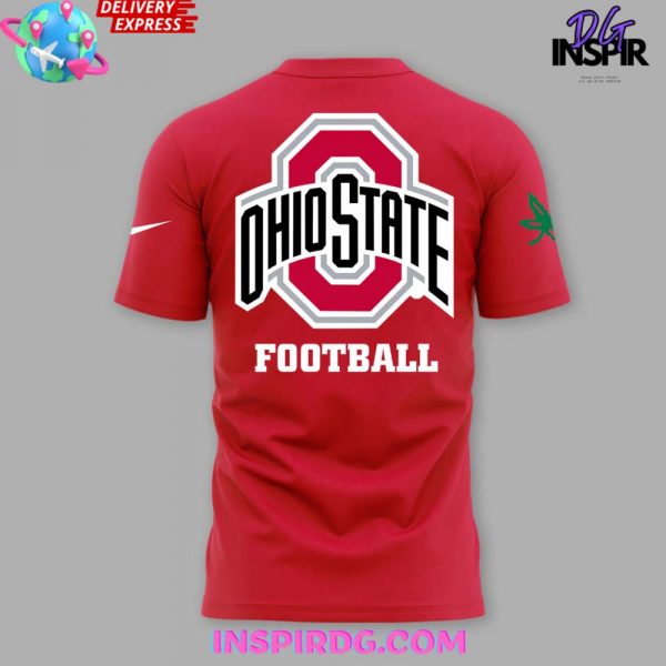 Ohio State Football Follow Jesus 2024 Red T-Shirt