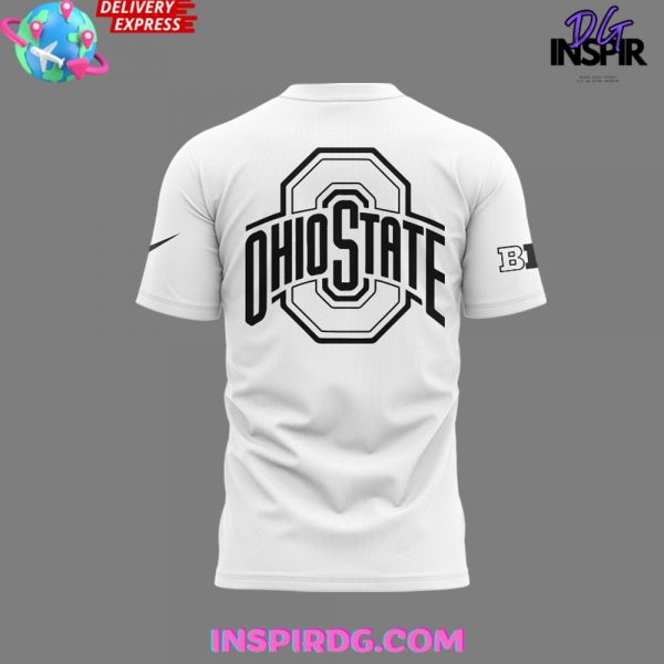 Ohio State Football Follow Jesus 2024 White T-Shirt