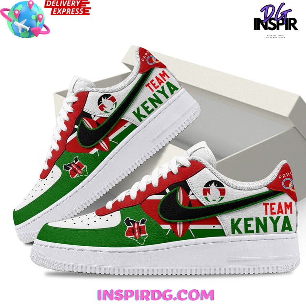 Olympic Paris 2024 Team Kenya Limited Edition Air Force 1 InspirDG