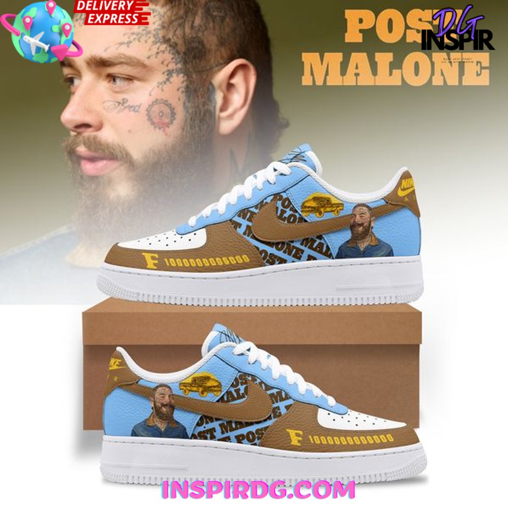 Post Malone F1 Trillion Limited Edition Air Force 1 InspirDG