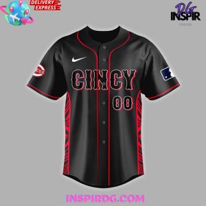 Baseball jersey red and black on sale