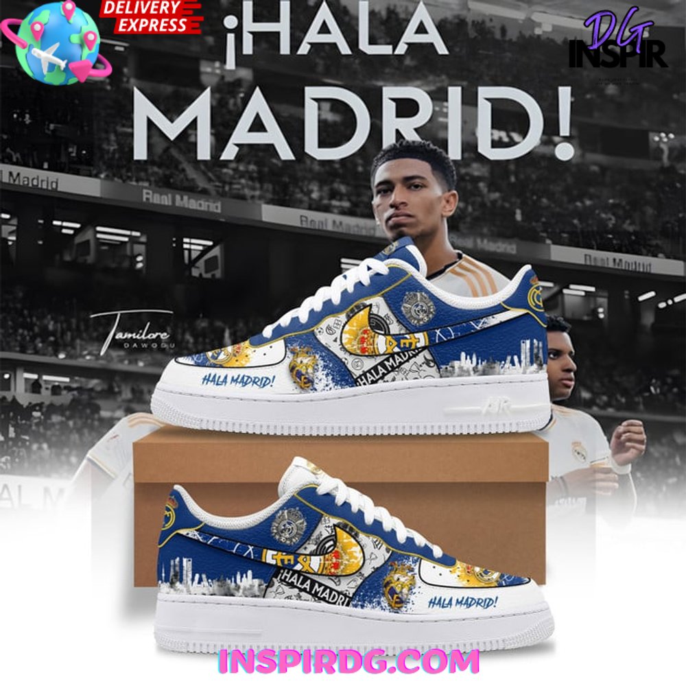 Real Madrid Hala Madrid Limited Edition Nike Air Force 1 InspirDG