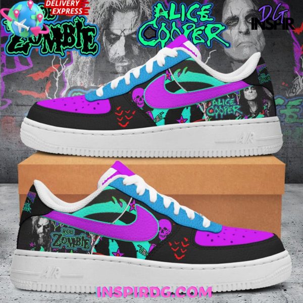 Rob Zombie and Alice Cooper Limited Edition Air Force 1