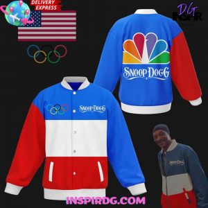 Snoop Dogg x Olympic Paris 2024 Baseball Jacket