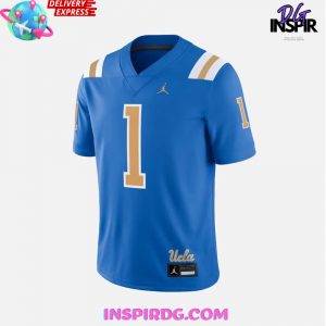 UCLA Bruins Jumpman Blue Football Jersey