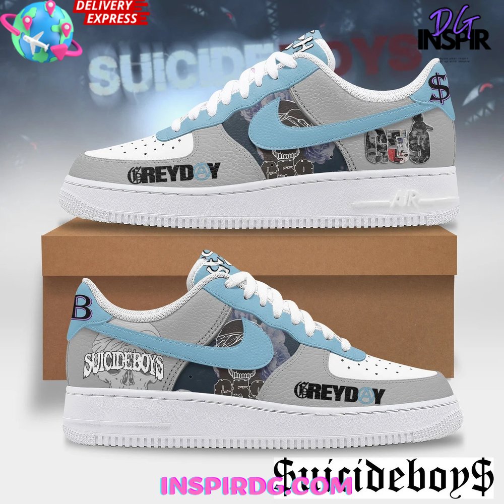 SUICIDEBOY Grey Day Limited Edition Air Force 1 InspirDG