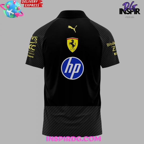 Scuderia Ferrari HP Italian GP 2024 Black Polo