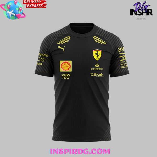 Scuderia Ferrari Italian GP 2024 Black T-Shirt