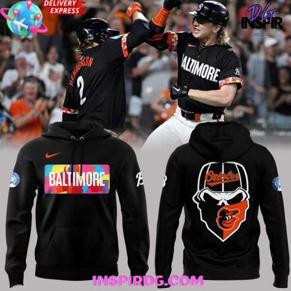 Skull Baltimore Orioles Limited Edition Hoodie