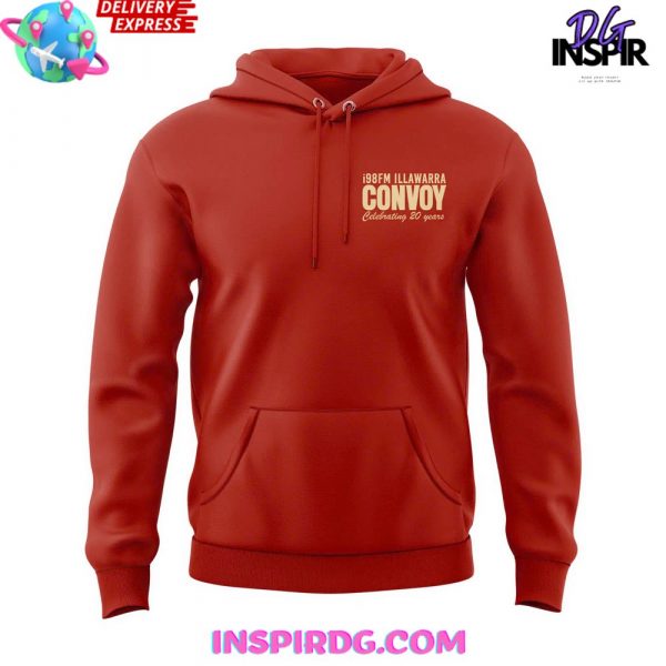 St George Illawarra Dragons Convoy 2024 Orange Hoodie