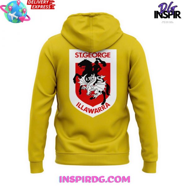 St George Illawarra Dragons Convoy 2024 Yellow Hoodie