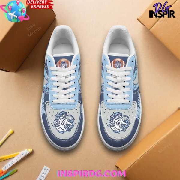 Tar Heels North Carolina Custom Nike Air Force 1