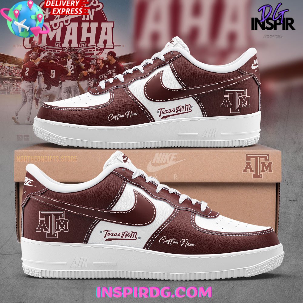 Texas A M Baseball Limited Edition Nike Air Force 1 InspirDG