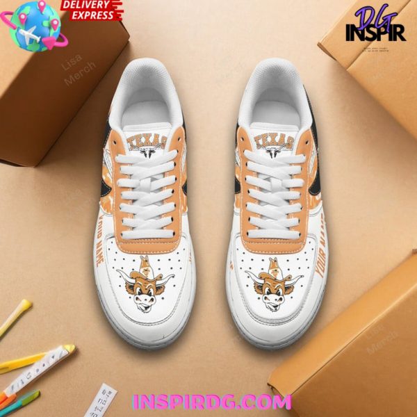 Texas Longhorns Hook ‘Em Horns Custom Nike Air Force 1