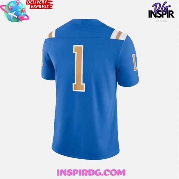 UCLA Bruins Jumpman Blue Football Jersey