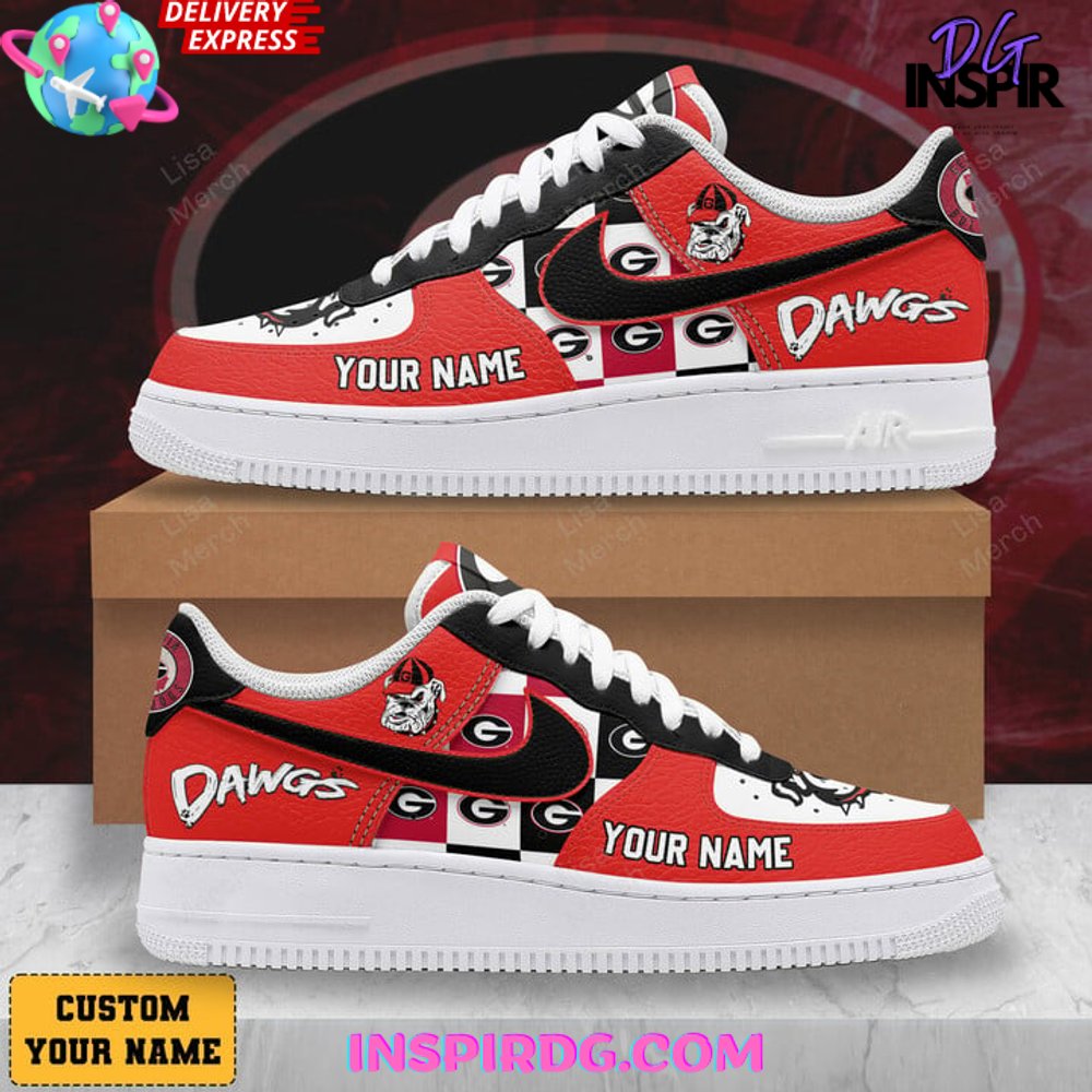 UGA Bulldogs Dawgs Custom Nike Air Force 1 UGA Bulldogs Dawgs Custom Nike Air Force 1