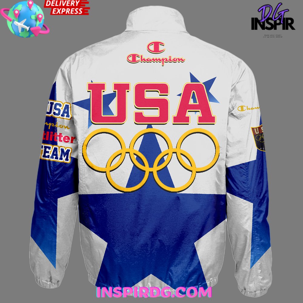 1996 USA Olympics Basketball buy Team Jacket-Champion