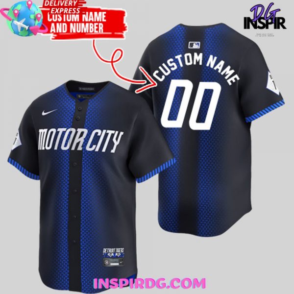 Detroit Tigers Motor City Connect 2024 Baseball Jersey