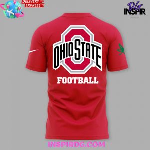 Ohio State Football Follow Jesus 2024 Red TShirt