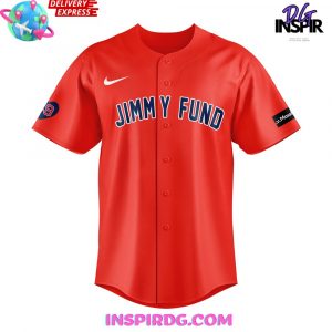 Boston Red Sox Jimmy Fund Customize Baseball Jersey