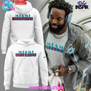 Miami dolphins hooded sweatshirt on sale