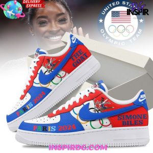 Simone Biles Goat Olympic Paris 2024 Nike Air Force 1 InspirDG