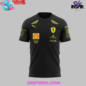 Scuderia Ferrari Italian GP 2024 Black T-Shirt
