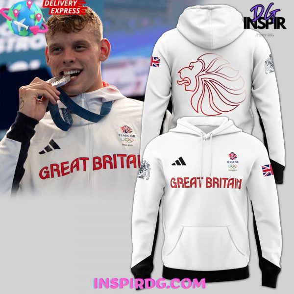 Great Britain Lion Olympic Paris 2024 Hoodie