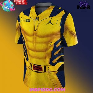 Michigan Football Collaboration Wolverine Football Jersey 2024