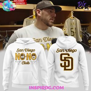 San Diego Padres No-No Club White Hoodie